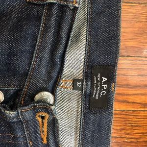 APC New Standard Jeans Sz 32